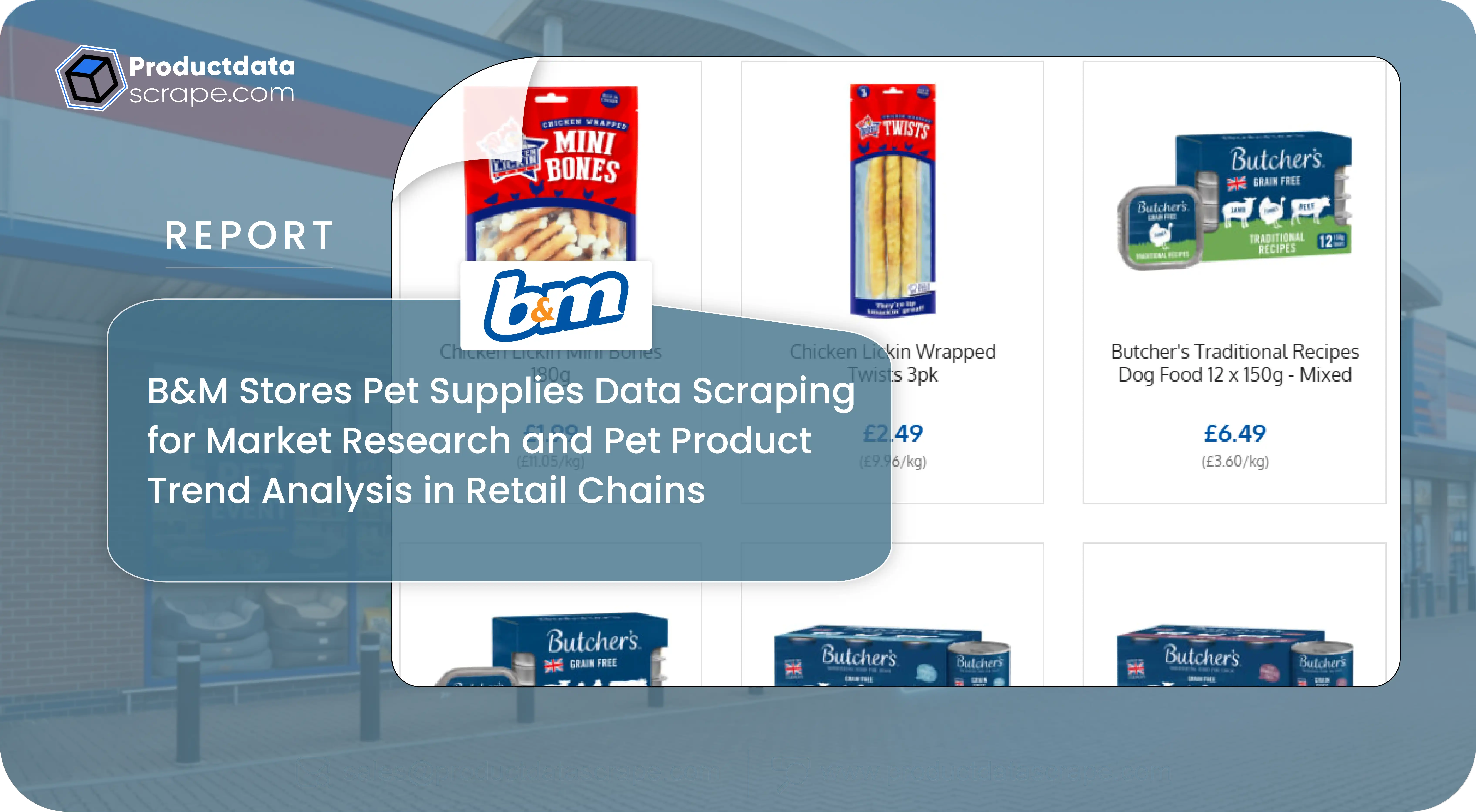 B&M Stores Pet Supplies Data Scraping